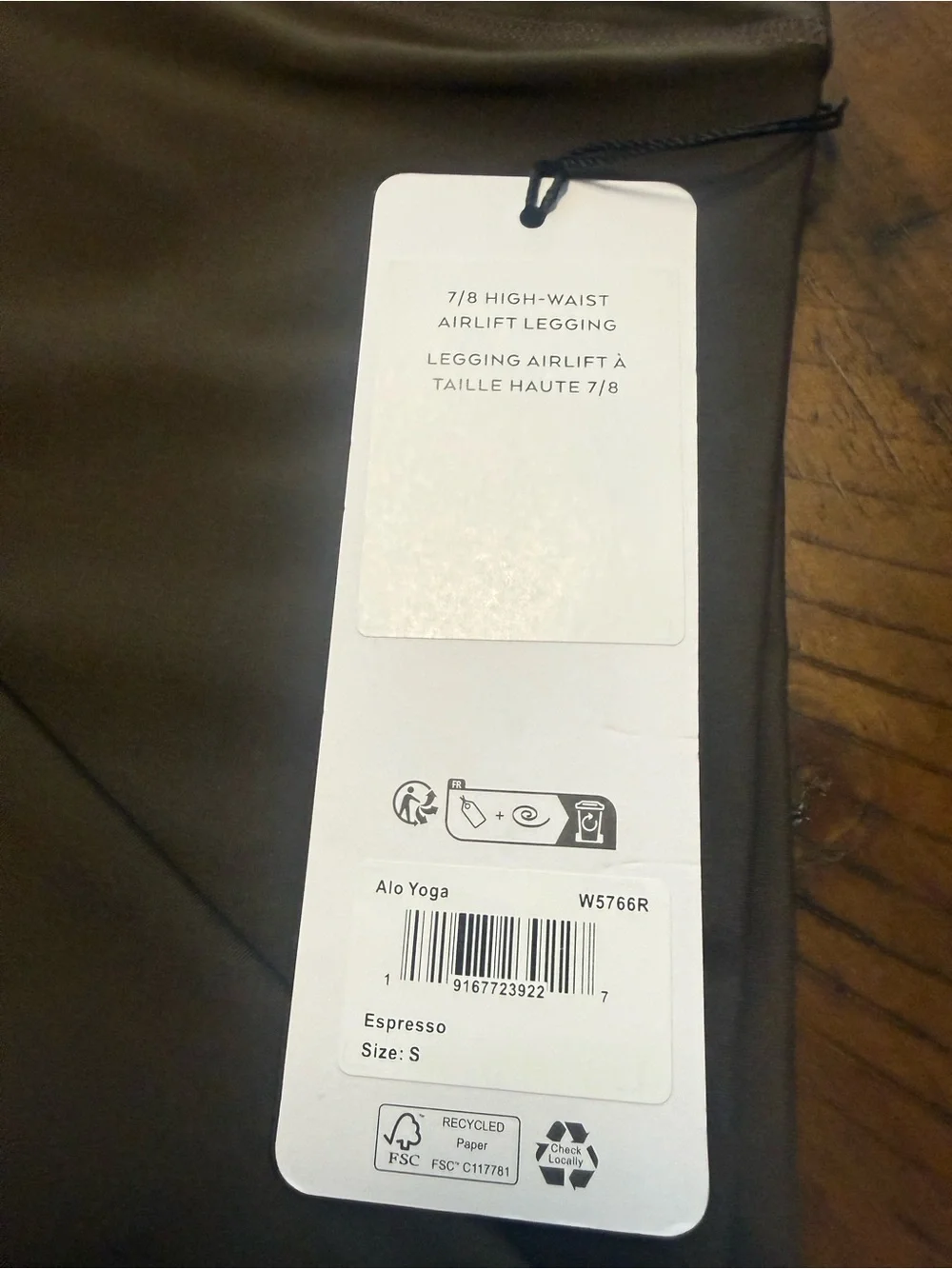 ALO Yoga - Airlift 7/8 Leggings - NWT - Espresso